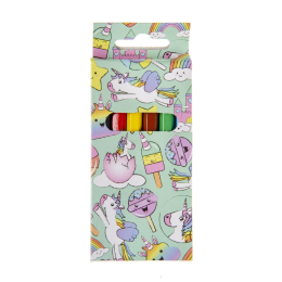 6065 COL PENCILS 6PCS SHORT UNICORN