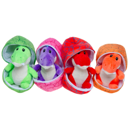 1960 PLUSH, DINO IN EGGBASKET