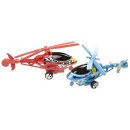 3221 2ASS RED-BLUE HELICOPTER PP °