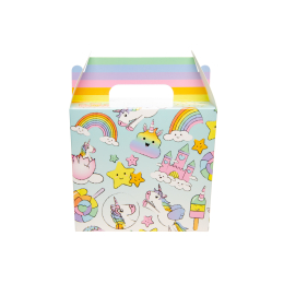 8740 FOOD BOX UNICORN , PARTY / LUNCH