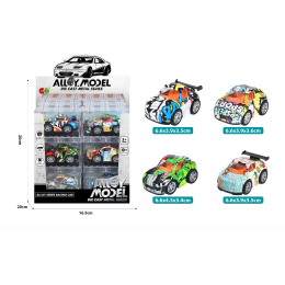 3078 DIECAST GRAFFITI RACE CAR