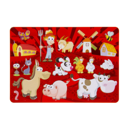 6535 STENCIL SET FARM ANIMALS