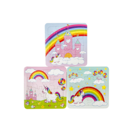 7358 3ASS PAPER PUZZLE UNICORN °