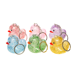 9960 KEYCHAIN GLITTER DUCK
