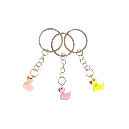 9944 KEYCHAIN TRANSPARENT DUCK