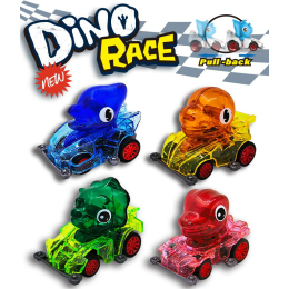 3066 PULL BACK DINO RACER PP