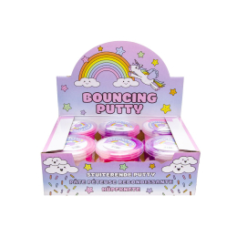 9422 BOUNCING PUTTY UNICORN 3COL