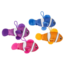 1723 PLUSH, SUPER SOFT, CLOWNFISH S 4ASS