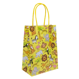 7422 PAPER GIFT BAG, WILD ANIMALS