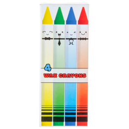 6048 WAX CRAYONS 4PCS