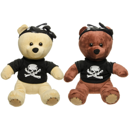 1730 PLUSH PIRATE BEAR 2ASS