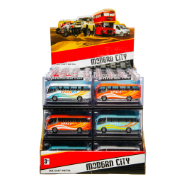 3053 DIECAST BUS PULL BACK