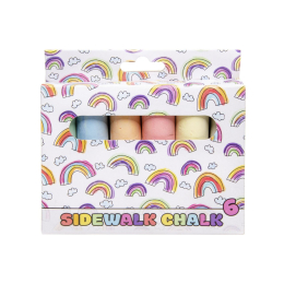 6371 6PCS SIDEWALK CHALK