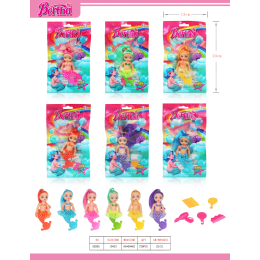 1145 MERMAID WITH ACCESSOIRES IN COLOR BAG