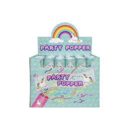 9597 PARTY POPPER L UNICORN