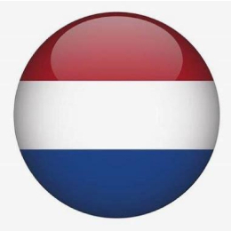 4835 9" PVC BALL, FLAG, THE NETHERLANDS