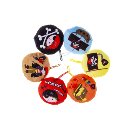1883 PLUSH, SUPER SOFT, PIRATE ASSORTMENT
