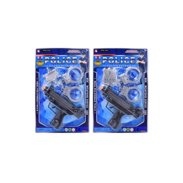 2296 POLICE SET W MACHINE GUN