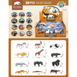 9035 WILD ANIMALS W CARD DB