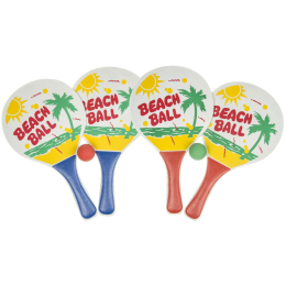 5134 BEACHBALL RACKET 2PCS W BALL