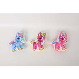 1989 PLUSH, SUPER SOFT, UNICORN 3ASS