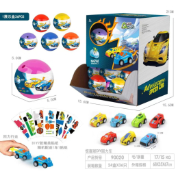 3631 DIY PULL BACK RACECAR IN SURPRISE EGG