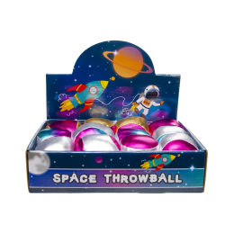 4887 PLUSH METALLIC THROW BALL