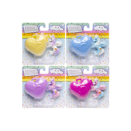 0312 UNICORN W HEARTSHAPED BOX BC