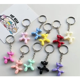 9961 KEYCHAIN BALLOON DOG