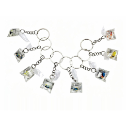 9835 KEYCHAIN FISH IN BOWL