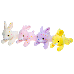 1969 PLUSH, LYING RABBIT W BEANS