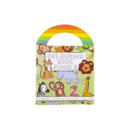 6865 COL BOOK W STICKERS WILD ANIMALS