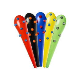 4737 INFLATABLE BAT RED-BLACK-BLUE