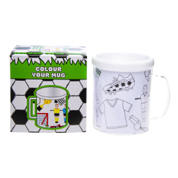 8206 COLOR YOUR OWN MUG FOOTBALL