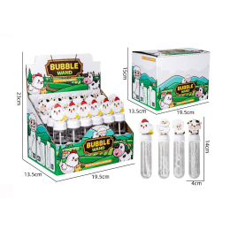 4156 FARM ANIMAL BUBBLE STICK MINI