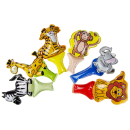 8430 SELF INFLATABLE WILD ANIMALS FOIL BALLOON °