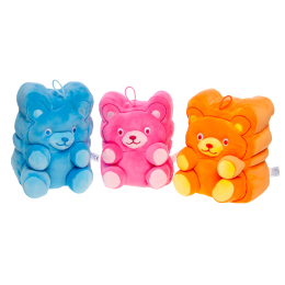 1940 PLUSH, COLOR CANDY BEARS 3ASS