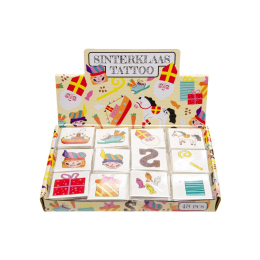 8491 12PCS TATTOO, SINTERKLAAS