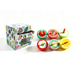 8805 WOODEN SPINNING TOP FRUIT DB