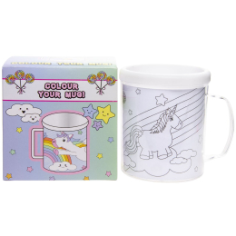 8202 COLOR YOUR OWN MUG UNICORN