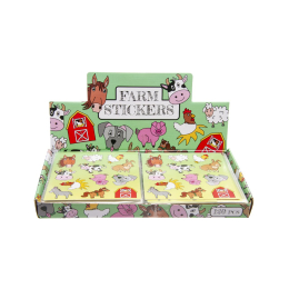 8551 STICKERS, FARM ANIMALS DB °
