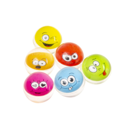 8640 BOUNCING BALL EMOTION FACES 32MM