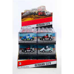 3049 DIECAST GO-CART PULL BACK