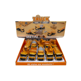 3256 DIECAST CONSTRUCTION TRUCK ASSORTMENT