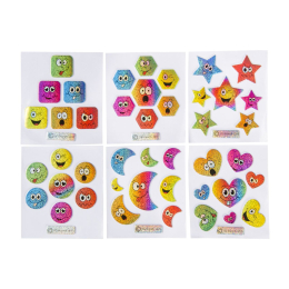 9737 4ASS SHINY STICKERS EMOTIONS