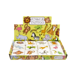 8480 12PCS TATTOO, WILD ANIMALS, DB