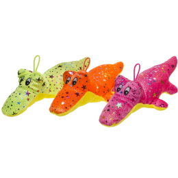 1799 PLUSH, SUPER SOFT, CROCODILE STARS 3ASS