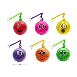 4806 9" EMOTION FACE BALL W KC NET