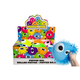 8386 PUFFER BALL W EYES 23CM °