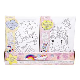 6890 CANVAS PAINTING SET FOR GIRLS